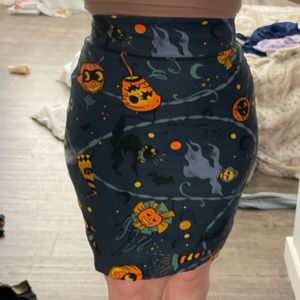 Laura Byrnes Halloween pencil skirt